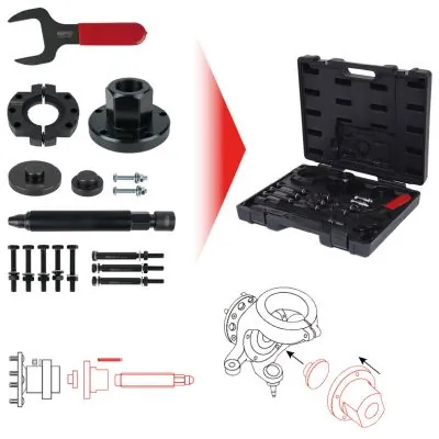 Mounting Tool Set, wheel hub/wheel bearing